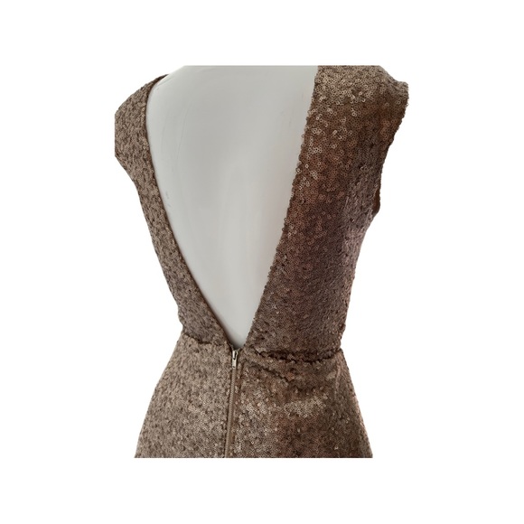 TOBI GOLD SEQUIN DRESS MEDIUM - Picture 9 of 10